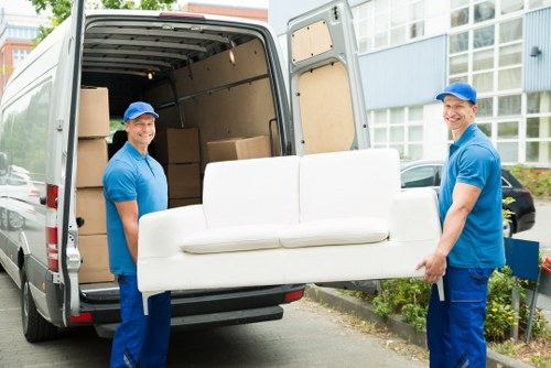 Local man and van vehicle ready for a move in Isleworth