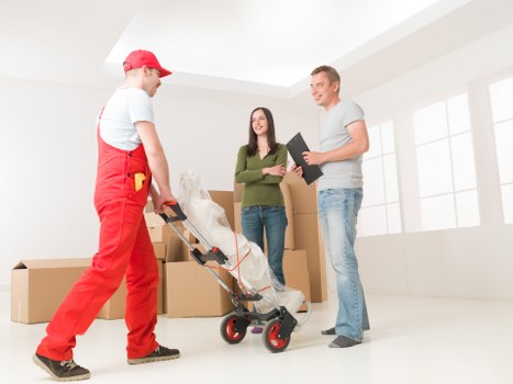 Local van service handling a flat move in Isleworth