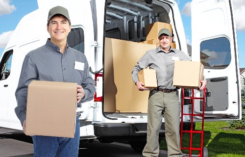 Commercial removals van serving businesses and offices in Isleworth