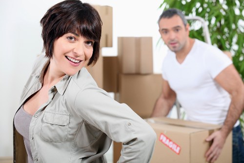 Careful loading for a house move in Isleworth