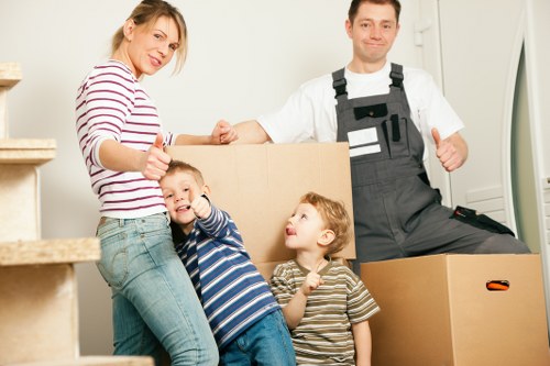 Commercial removals support for an Isleworth office or business